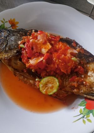Foto resep Pecak ikan mas