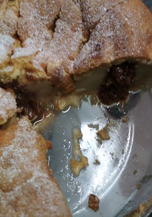 Piskóta almával és dióval recept fotója