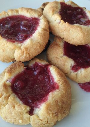 果醬杏仁酥餅-Jam Almond Cookies-奶素 的食譜成品照片