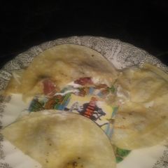 A picture of Anita's Cheesy Tortillas With Hillshire Sauages & Cheese.