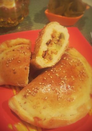 عکسی از دستور پيراشكی گوشت و عدس
