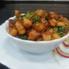 Jain Chole without onion and garlic A picture of Jain Chole without onion and garlic.