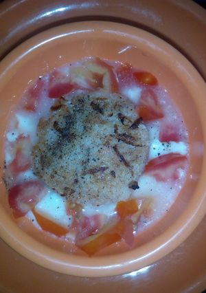 A picture of Navratri tikki.