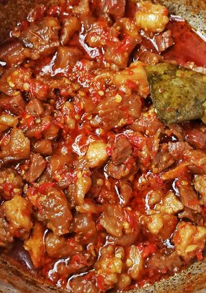 Foto resep Oseng mercon tetelan sapi