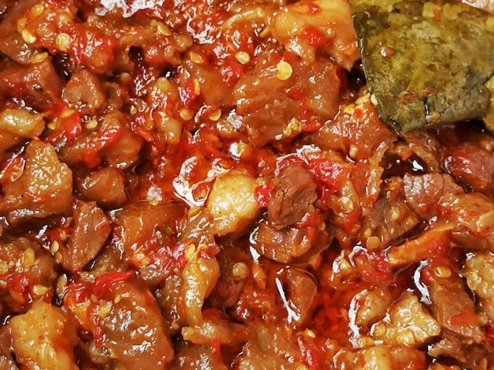 Cara Mudah Membuat Resep Oseng mercon tetelan sapi yang Lezat