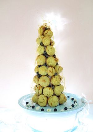 Una foto de Masa de choux y croquembouche