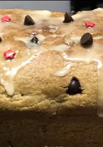 Una foto de Budín vegano de vainilla con chips
