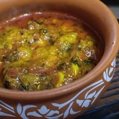 A picture of Tori ki sabzi.