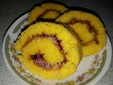 Roll Cake topping suka-sukaku