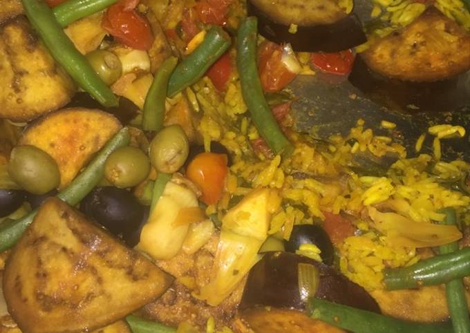 Recipe of Homemade Vegetable Paella