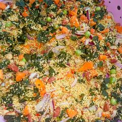 A picture of Vegetable dambun couscous.