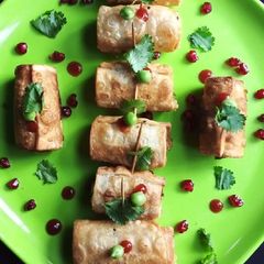 A picture of Roll samosa.