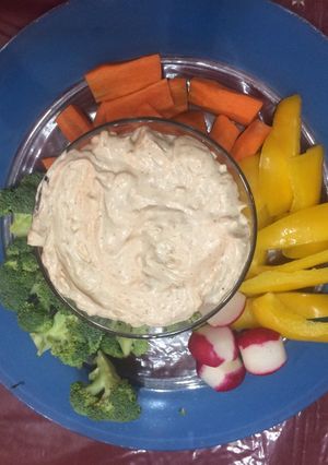 Φωτογραφία της συνταγής Ντιπ λαχανικών: probably the best veggie dipin the world