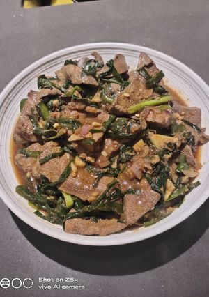 A picture of Sauteed Pork Liver.