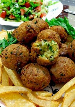 صورة لوصفة كرات البطاطس المقلية😉
