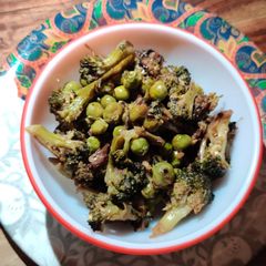 Spicy Broccoli Matar A picture of Spicy Broccoli Matar.