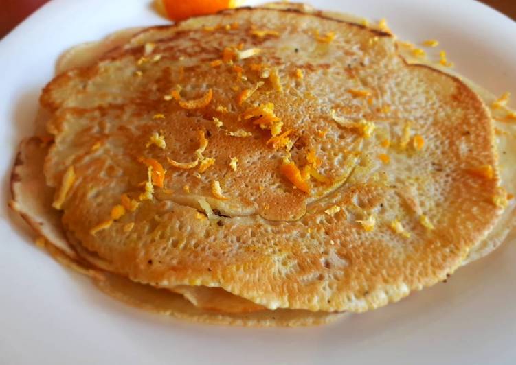 Step-by-Step Guide to Prepare Quick Pancakes with orange zest