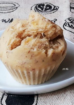 Hình của món Muffin hấp vị CHUỐI.