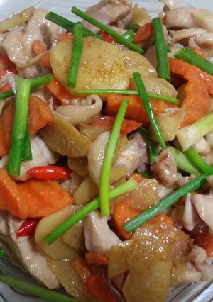 รูปของ ไก่คั่วขิง