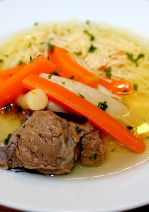 Marhahúsleves recept fotója