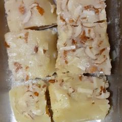 A picture of Malai Burfi.