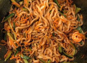 Foto di Linguine di konjac orientale