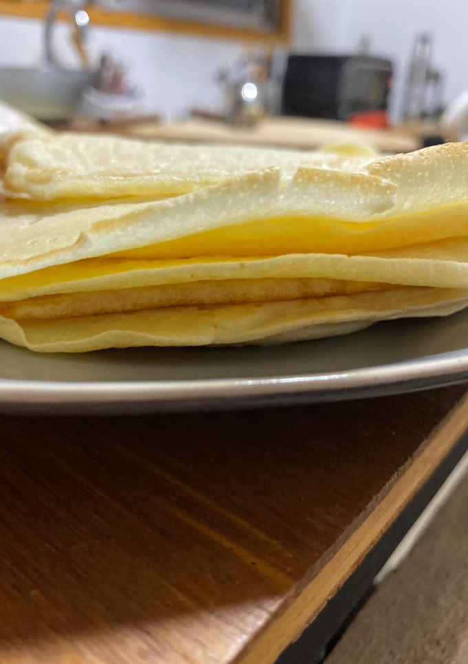 Una foto de Frilloas con masa licuada