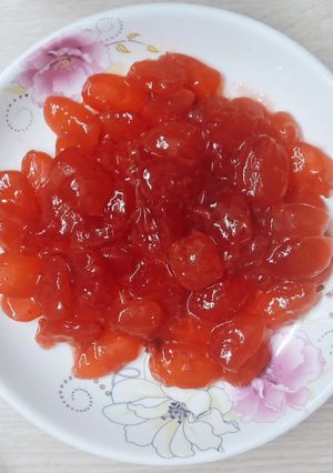 Hình của món Hạt đác rim dâu.
