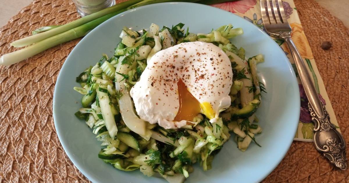 Салат с кальмаром огурцом и яйцом рецепт