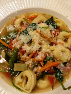 A picture of Tortellini Soup.