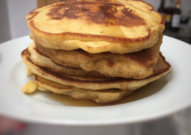 Tortitas súper esponjosas de banana (pancakes)