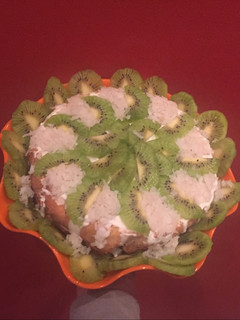 Una foto de Tarta de kiwi