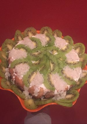 Una foto de Tarta de kiwi