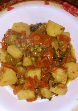 A picture of Mix sabzi.
