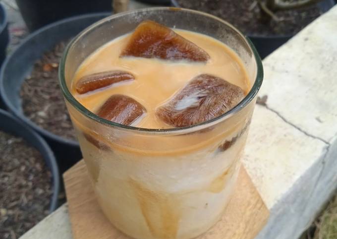 Resep Coffee Ice Cubes With Milk Oleh Devalesha Kitchen Cookpad