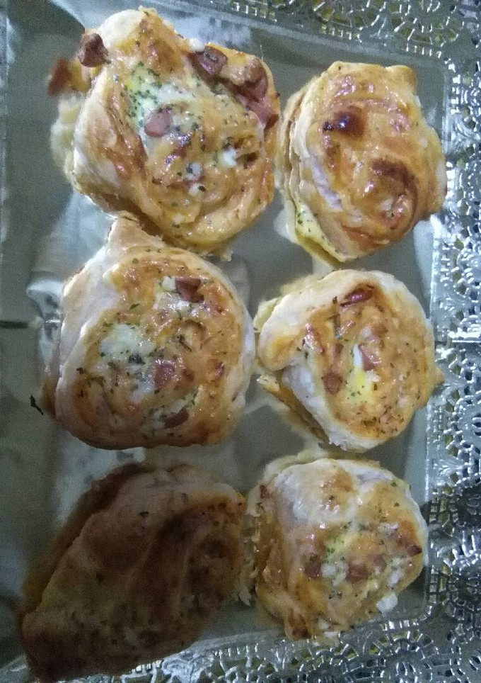Una foto de Hojaldre de pizza
