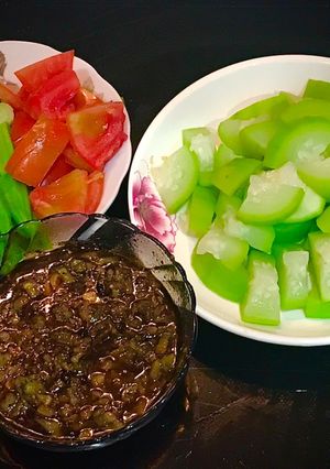 Hình của món Khổ qua kho quẹt.