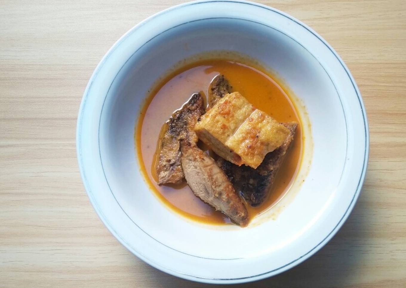 Gulai Ikan Tongkol dan Tahu