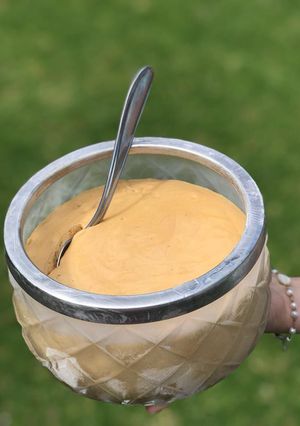 Una foto de Helado de dulce de leche