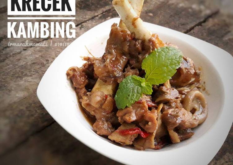 Bahan memasak Krecek Kambing Anti Gagal