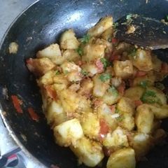 A picture of Aloo dum.