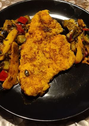 Une photo de Escalopes de poulet au paprika