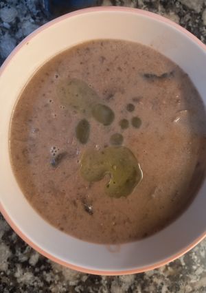 Una foto de Sopa Cremosa de champignon