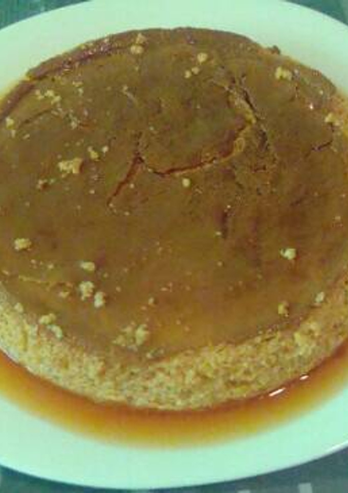 Una foto de Flan de huevo casero