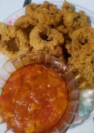 Foto resep Cumi Goreng Tepung Empuk Saus Asam Manis