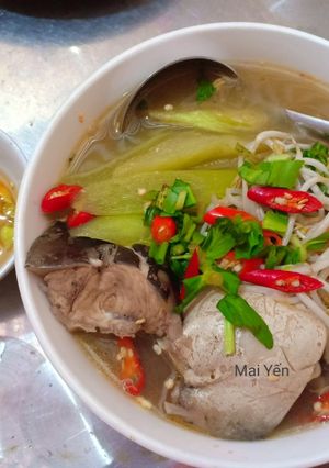 Hình của món Canh chua cá hú.