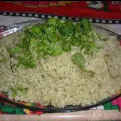 A picture of Spicy Green Rice.