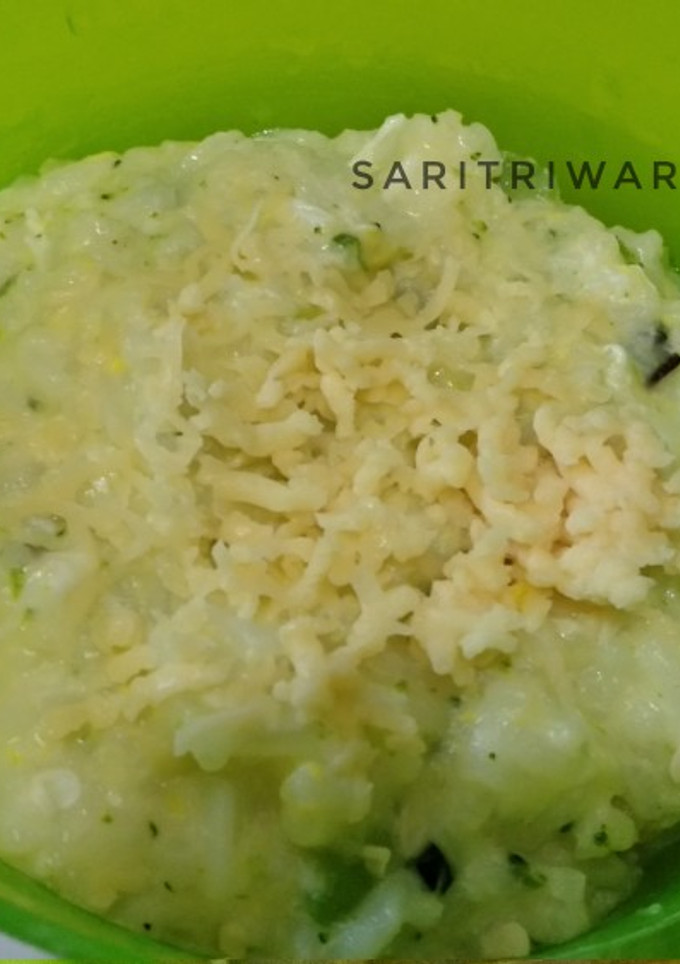 Foto resep Broccoli Egg Risotto