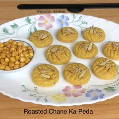 A picture of Roasted Chane Ka Peda.