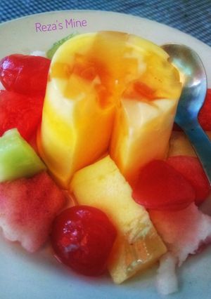 Foto resep Puding Busa Tabur Buah